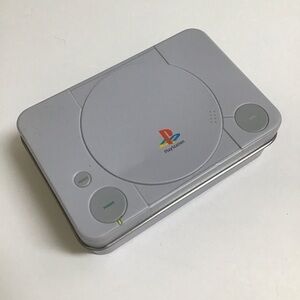 PlayStation Playing Cards Set of 54 Cards in Collectible Gray PS1 Look Tin EUC